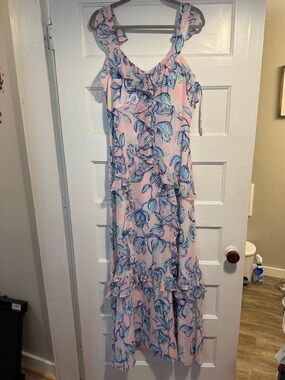 Lilly Pulitzer Maxi Ruffle Dress